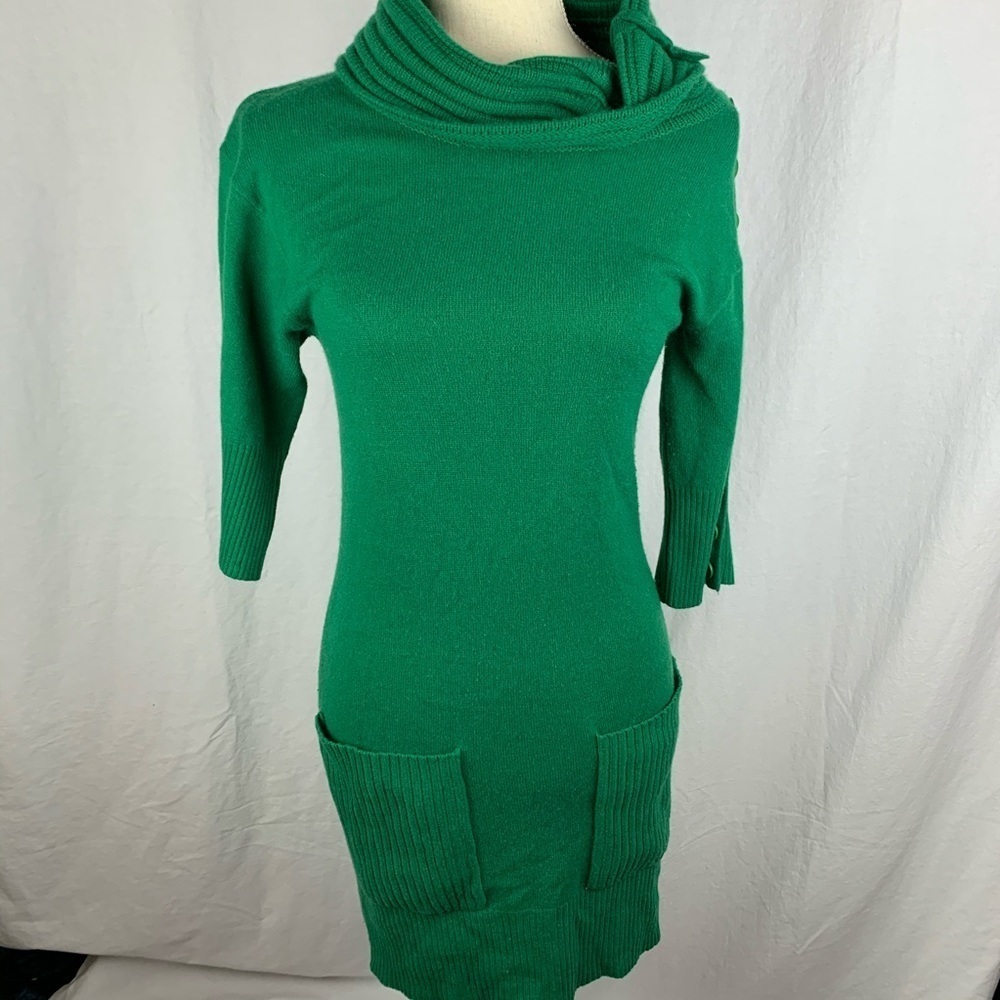 Catherine malandrino green dress